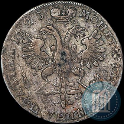 Фото Полтина 1723 года  "Портрет в горностаевой мантии"