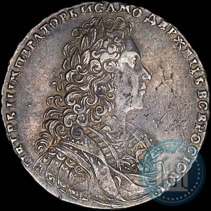 Фото 1 рубль 1729 года  "Тип 1728"