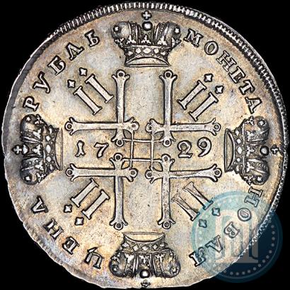 Фото 1 рубль 1729 года  "Тип 1729"
