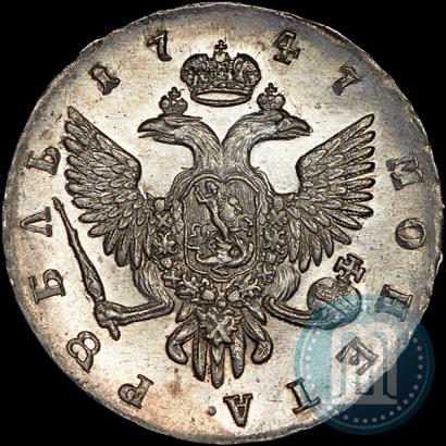 Picture 1 rouble 1747 year СПБ 