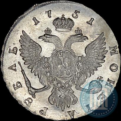 Picture 1 rouble 1751 year ММД 