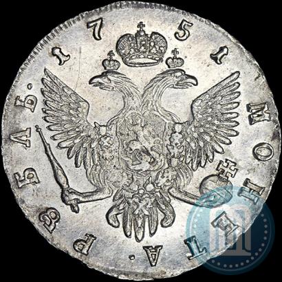 Picture 1 rouble 1751 year СПБ 