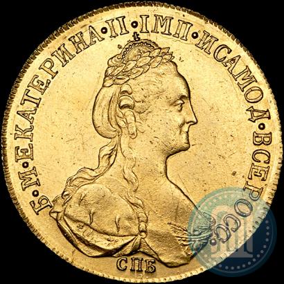 Picture 10 roubles 1781 year СПБ 