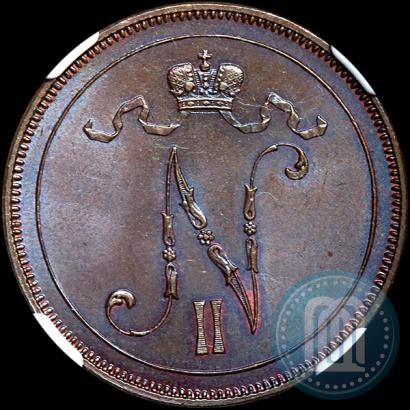 Фото 10 пенни 1896 года  