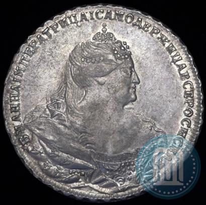 Picture 1 rouble 1738 year  "Moscow type"