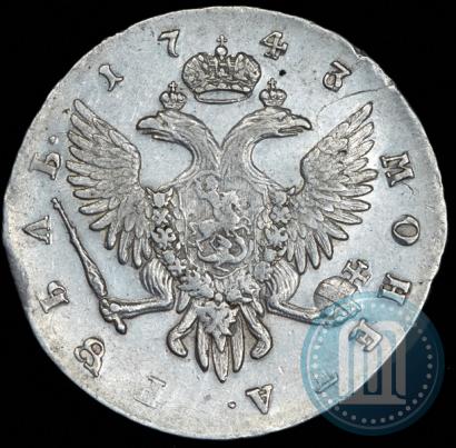 Picture 1 rouble 1743 year СПБ 