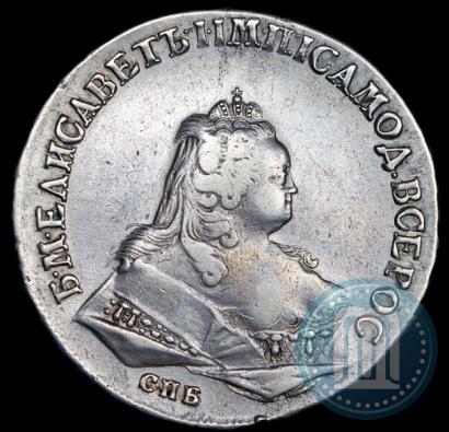 Picture 1 rouble 1744 year СПБ 