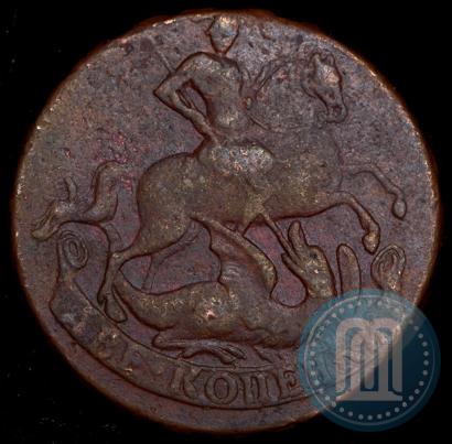 Фото 2 копейки 1757 года  "Номинал под Св. Георгием"