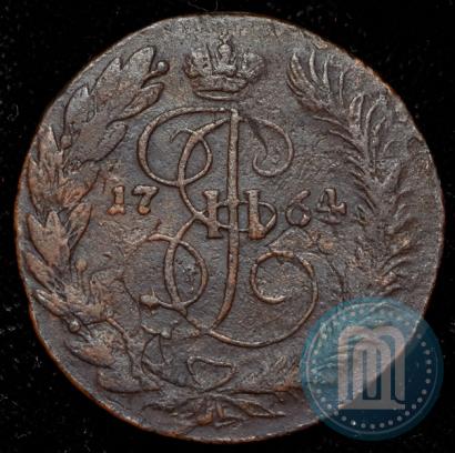 Фото 2 копейки 1764 года ЕМ 