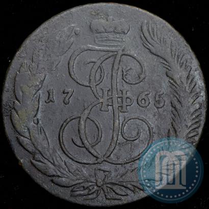 Фото 5 копеек 1765 года СМ 