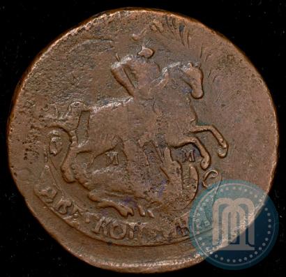 Фото 2 копейки 1765 года ММ 