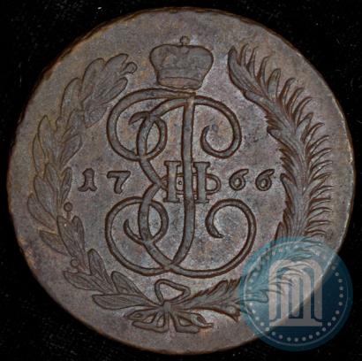 Фото 5 копеек 1766 года ММ 