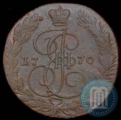 Picture 5 kopecks 1770 year ЕМ 