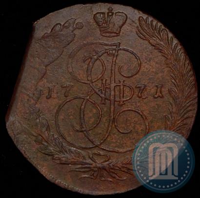 Фото 5 копеек 1771 года ЕМ 