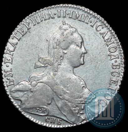 Picture 1 rouble 1776 year СПБ-ЯЧ 