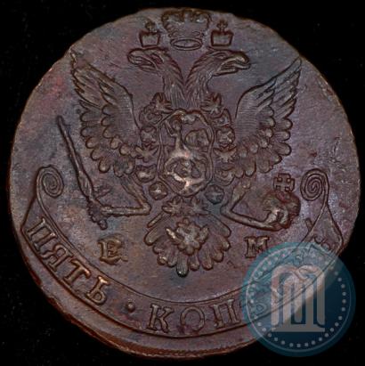 Фото 5 копеек 1779 года ЕМ 