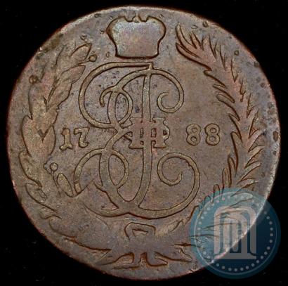 Picture 1 kopeck 1788 year ММ 