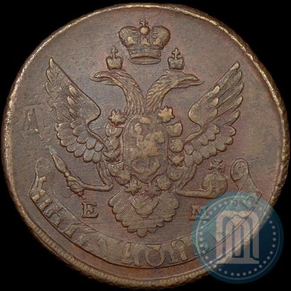 Фото 5 копеек 1796 года ЕМ "Павловский перечекан"