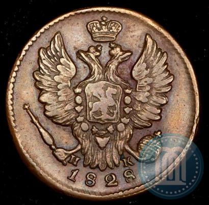 Picture 1 kopeck 1828 year ЕМ-ИК 