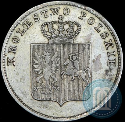 Picture 2 złote 1831 year KG "Polish uprising"