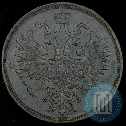 Picture 5 kopecks 1866 year ЕМ 