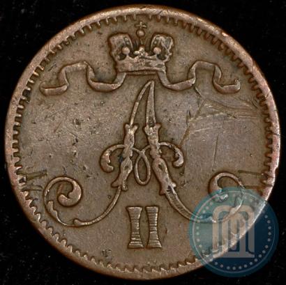 Picture 1 penni 1872 year  