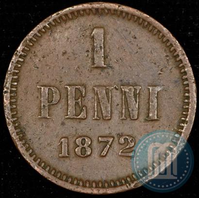 Picture 1 penni 1872 year  