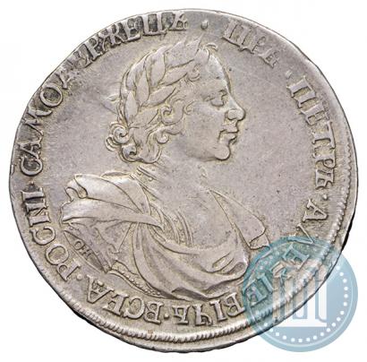 Фото 1 рубль 1718 года OK-L 