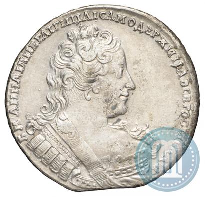 Фото 1 рубль 1733 года  