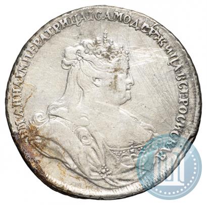 Picture 1 rouble 1738 year  "Petersburg type"