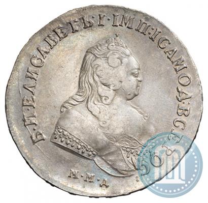 Picture 1 rouble 1742 year ММД 