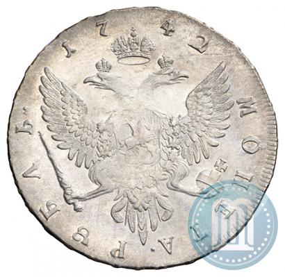 Picture 1 rouble 1742 year ММД 