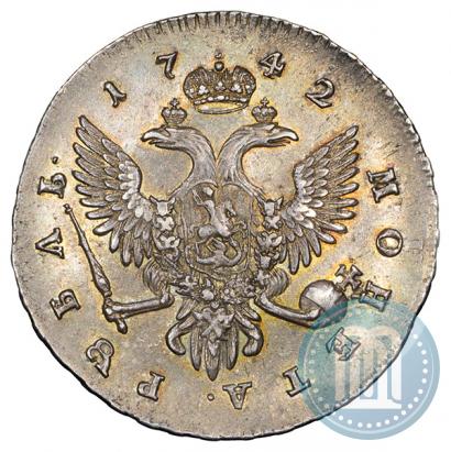 Picture 1 rouble 1742 year СПБ 