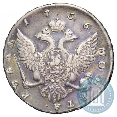 Picture 1 rouble 1756 year СПБ-IМ 
