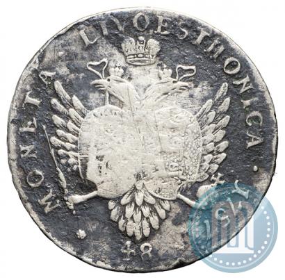 Фото 48 копеек 1757 года  "Ливонез"