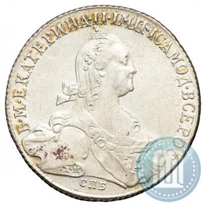 Фото 1 рубль 1774 года СПБ-ФЛ 