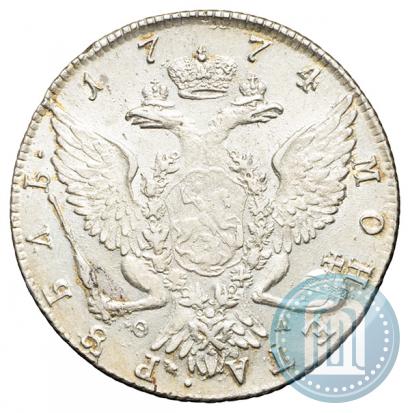 Фото 1 рубль 1774 года СПБ-ФЛ 