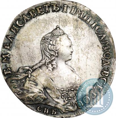 Фото 1 рубль 1755 года СПБ-ЯI 