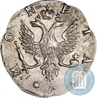 Picture 4 kopecks 1757 year  "For Livonia"