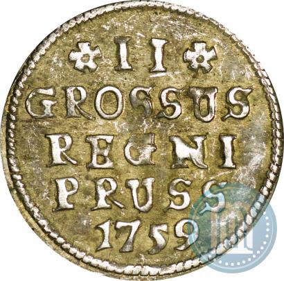 Picture 2 grosze 1759 year  