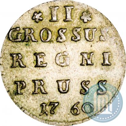 Фото 2 гроша 1760 года  