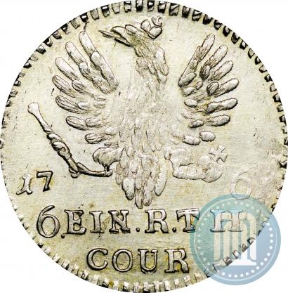 Picture 1/6 Thaler 1761 year  