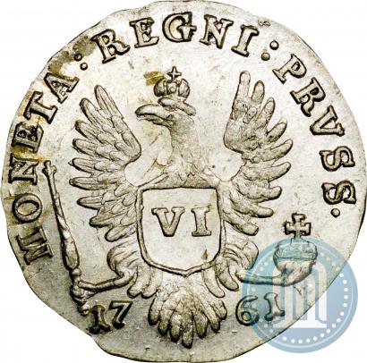 Picture 6 groszy 1761 year  
