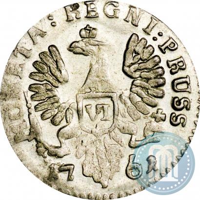 Picture 6 groszy 1761 year  