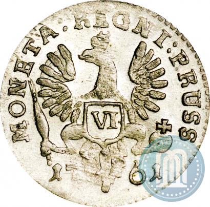 Picture 6 groszy 1761 year  