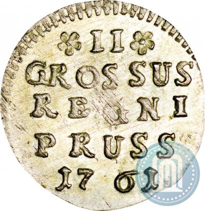 Picture 2 grosze 1761 year  