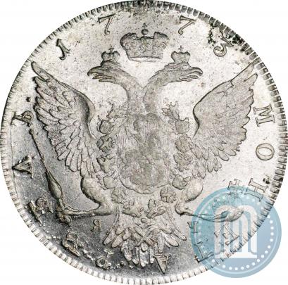 Picture 1 rouble 1773 year СПБ-ЯЧ-Т.И. 