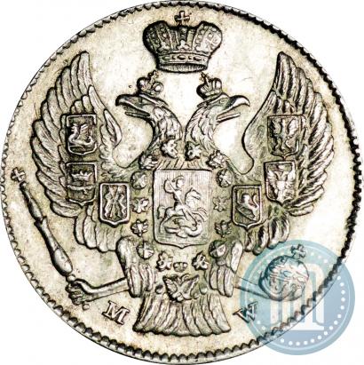 Picture 20 kopecks - 40 groszy 1842 year MW 