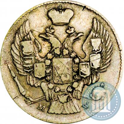 Picture 20 kopecks - 40 groszy 1845 year MW 