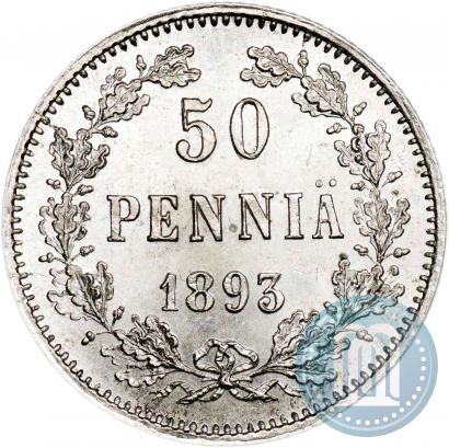 Picture 50 pennia 1893 year L 